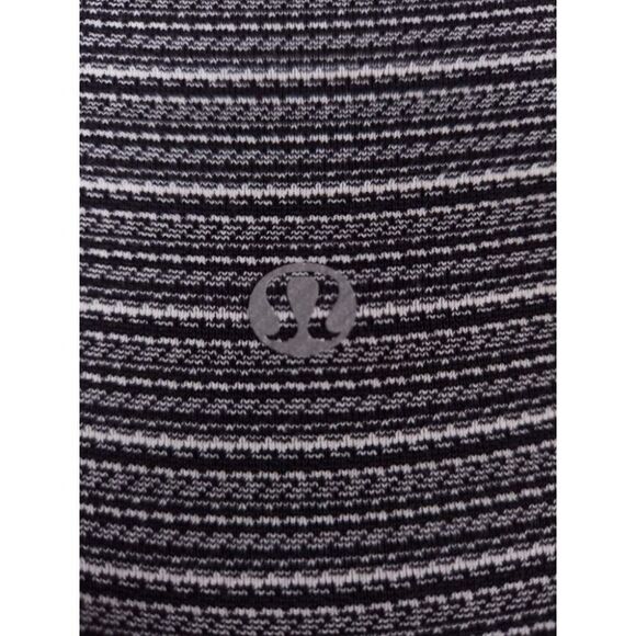 LULULEMON 4 High Times Pant Textured Stripe Black Deep Coal THROWBACK! - Picture 12 of 13